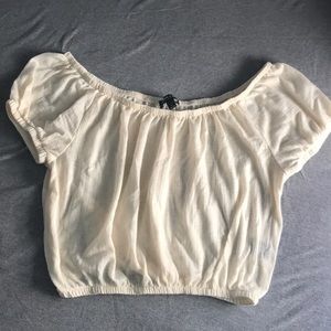 Peasant Style Crop Top